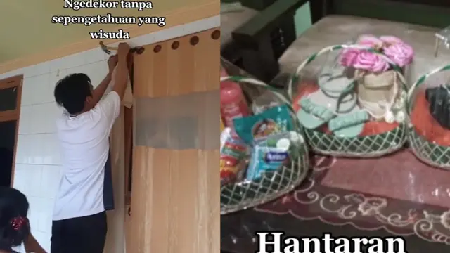 Video viral usaha Andy dan teman-temannya menggelar perayasan wisuda unik ala pernikahan adat Jawa.