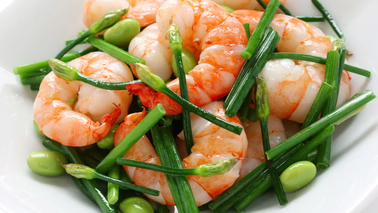 Resep Tumis Udang Bunga Bawang
