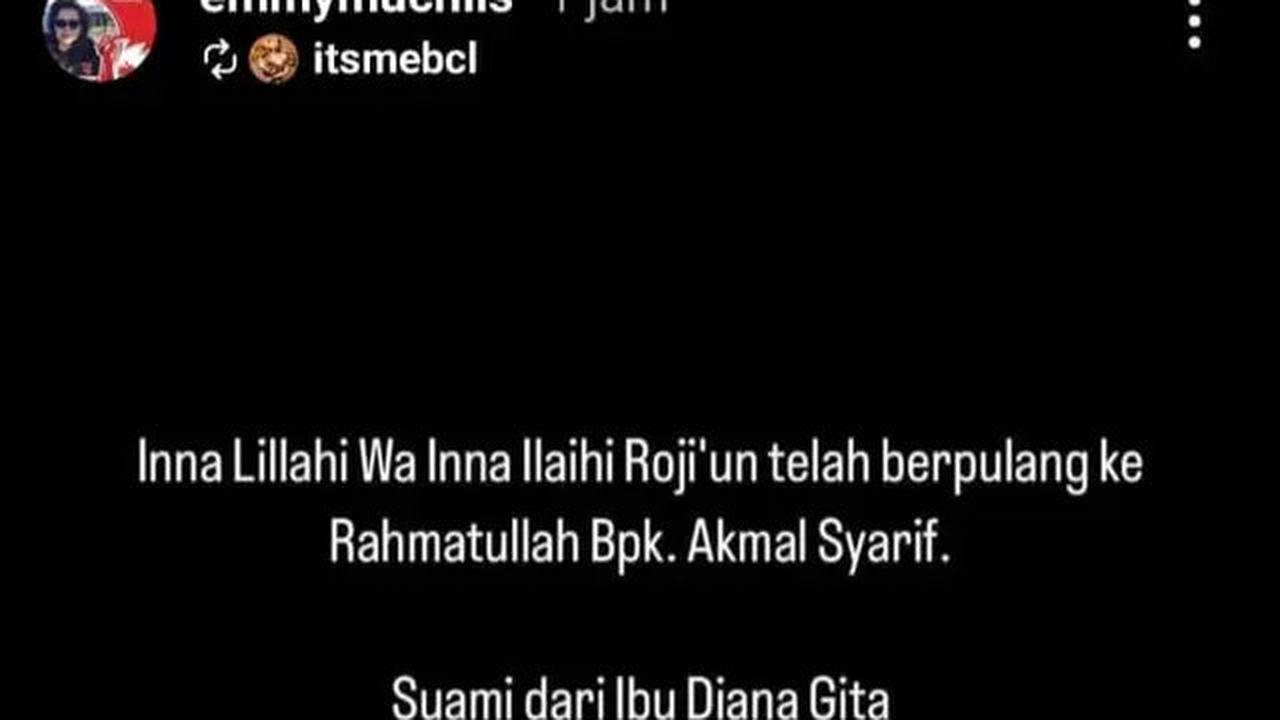 Kabar Duka, Ayahanda Intan Ayu Meninggal Dunia dan Dimakamkan di TPU Jeruk Purut