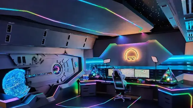 Kamar Gaming Futuristik