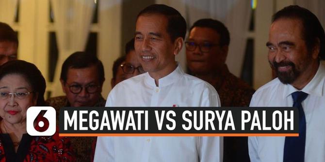 VIDEO: Panas Dingin Hubungan Megawati dan Surya Paloh