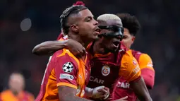 Satu-satunya gol dalam laga tersebut lahir melalui Mario Lemina pada awal babak pertama. Gelandang Galatasaray itu mampu memaksimalkan situasi bola mati yang gagal diantisipasi dengan baik oleh lini pertahanan Liverpool. (AP Photo/Khalil Hamra)