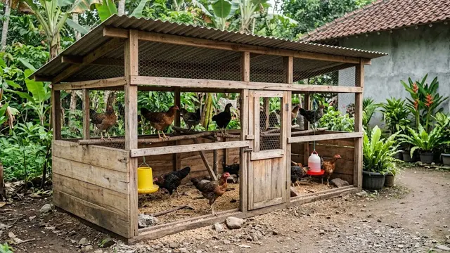 Kandang dari Kayu Bekas Palet