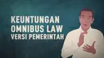 Pemerintah yang diwakili Menko Perekonomian Airlangga Hartarto dalam Rapat Paripurna menjelaskan keuntungan UU yang kontroversial ini.