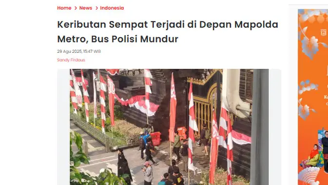<p>Penelusuran klaim video ketegangan di depan Mako Brimob Kwitang.</p>