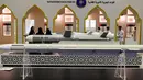 Rudal antikapal Sea Killer - Marte MK 2/ER Italia dipamerkan pada Pameran Pertahanan Maritim Internasional Doha atau Doha International Maritime Defense Exhibition (DIMDEX) di Doha, Qatar, 21 Maret 2022. (KARIM JAAFAR/AFP)