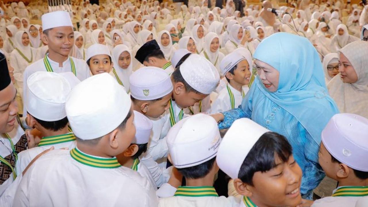 Khofifah: Generasi Qurani Berkarakter Kunci Daya Saing Bangsa di Era Perubahan