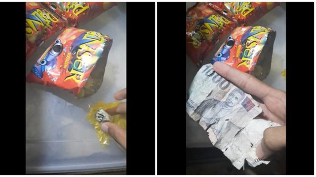 6 Potret Makanan Ringan Berhadiah Uang Lebih dari 1 Lembar Ini Bikin Untung