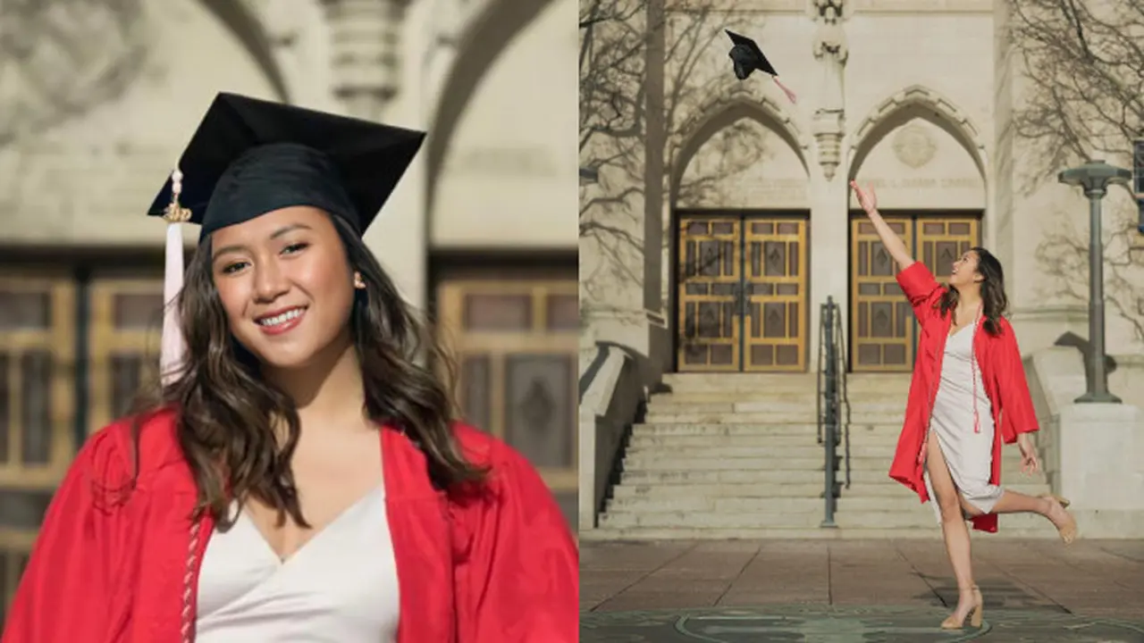 Potret Mayzura Munaf Adik Sherina Lulus dari Boston University