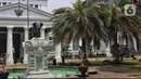 Mahendra menjelaskan bahwa dari kebakaran yang terjadi semalam membuat ada 6 ruangan di Gedung A terdampak. Untungnya, 15 ruangan lainnya di gedung A serta ruangan pamer gedung B dan C sama sekali tidak terdampak. (Liputan6.com/Angga Yuniar)