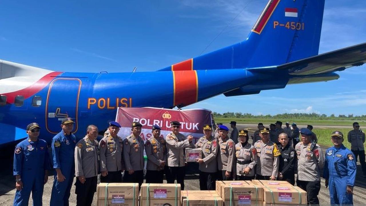 Polda Sumbar Salurkan Bantuan Logistik Mabes Polri untuk Korban Bencana, Prioritaskan Wilayah Terdampak Parah