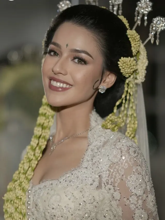 Susan Sameh saat akad nikah bersama Khalid Attamimi.