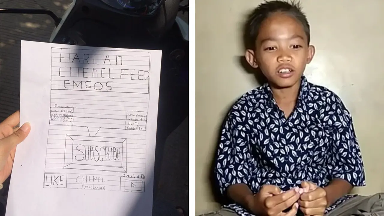 Bagikan Selebaran Promosi Kanal Youtube, Ini Alasan dan Keinginan Harlan