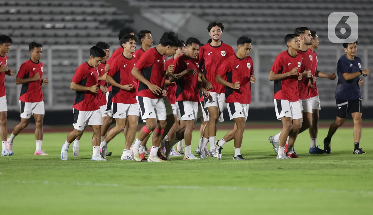 Timnas Indonesia U-23 akan meladeni Thailand di babak Semifinal Piala AFF U-23 2025, Jumat (25/7/2025). (Liputan6.com/Helmi Fithriansyah)