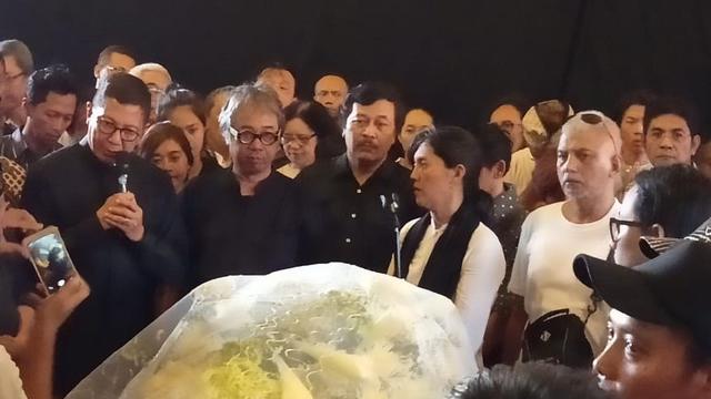 Mantan Menteri Agama Lukman Hakim Saiffudin menyampaikan pidato. (Liputan6.com/Wisnu Wardhana)