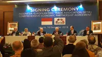 Perjanjian Indonesia dan EFTA. Dok: Dwi Aditya Putra/Merdeka.com