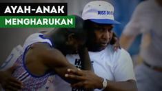 Berita video momen mengharukan ayah dan anak di lomba lari 400 meter Olimpiade Barcelona 1992.