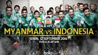 Piala AFF U-19 Myanmar Vs Indonesia (Bola.com/Adreanus Titus)
