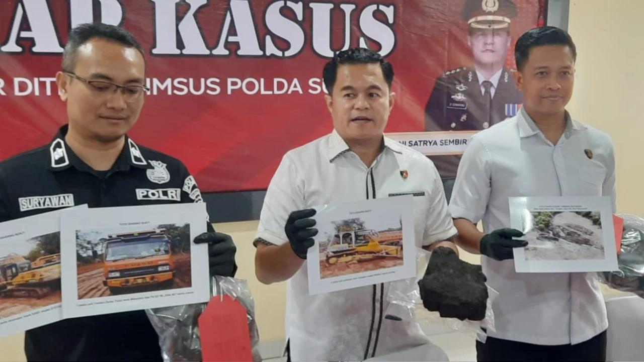 Polda Sumsel Gerebek Tambang Batu bara Ilegal, Dua Warga Banyuasin Ditangkap