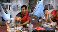 Momen Haru Bocah Kelas 2 SD Bisa Puasa Seharian Ini Viral (Sumber: Tiktok/@fairuszawawi)