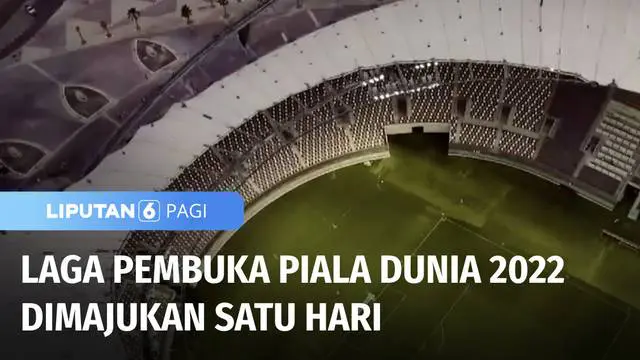 VIDEO: FIFA Resmi Majukan Jadwal Piala Dunia 2022 Qatar Satu Hari Lebih Awal