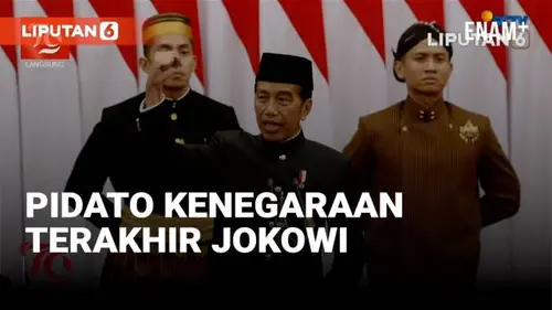 VIDEO: Lengkap, Pidato Kenegaraan Presiden Joko Widodo di Sidang Tahunan MPR 2024