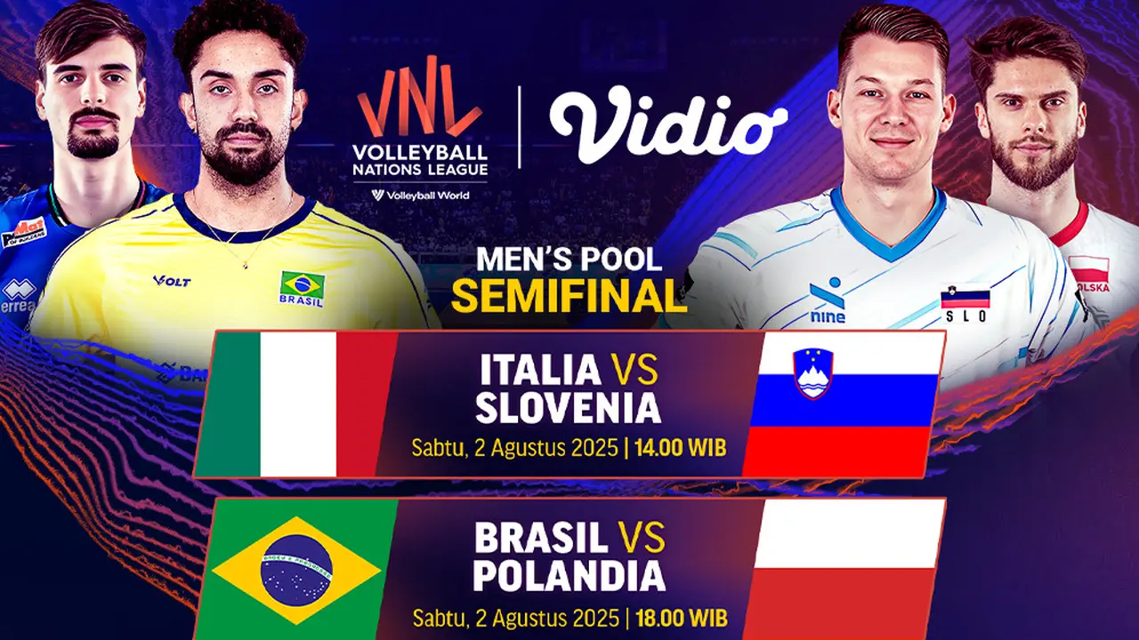 Nonton Streaming VNL Men’s Pool 2025 pada Babak Quarter Final di Vidio