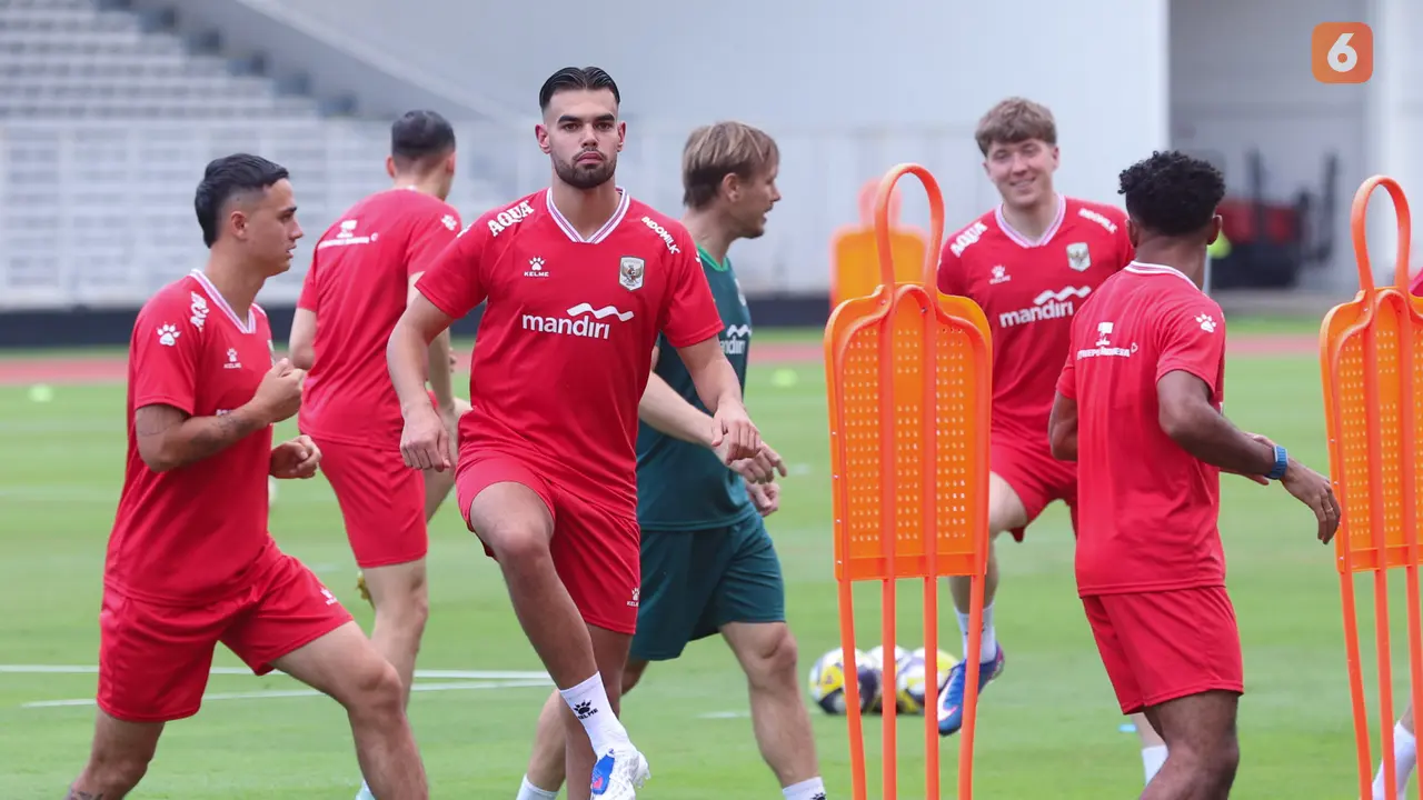 Foto: Suasana Santai Latihan Timnas Indonesia Jelang Bentrok dengan Bulgaria di final FIFA Series 2026