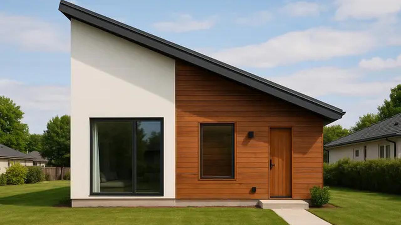 6 Rumah Minimalis 1 Lantai Atap Miring, Bikin Hunian Tampak Elegan