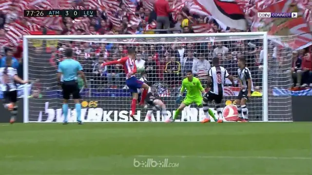 Atletico Madrid 3-0 Levante | Liga Spanyol | Highlight Pertandingan dan Gol-gol