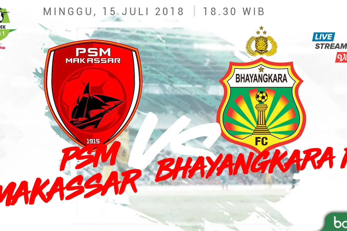 PSM Makassar Vs Bhayangkara FC