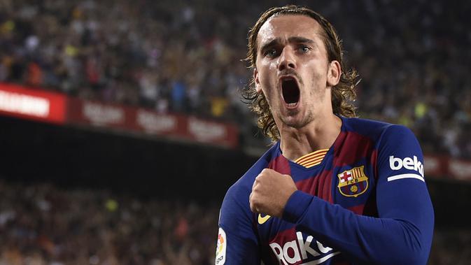 2. Barcelona (255 juta euro) - Pembelian Antoine Griezmann, Frenkie de Jong, Neto, Junior Firpo. (AFP/Josep Lago)