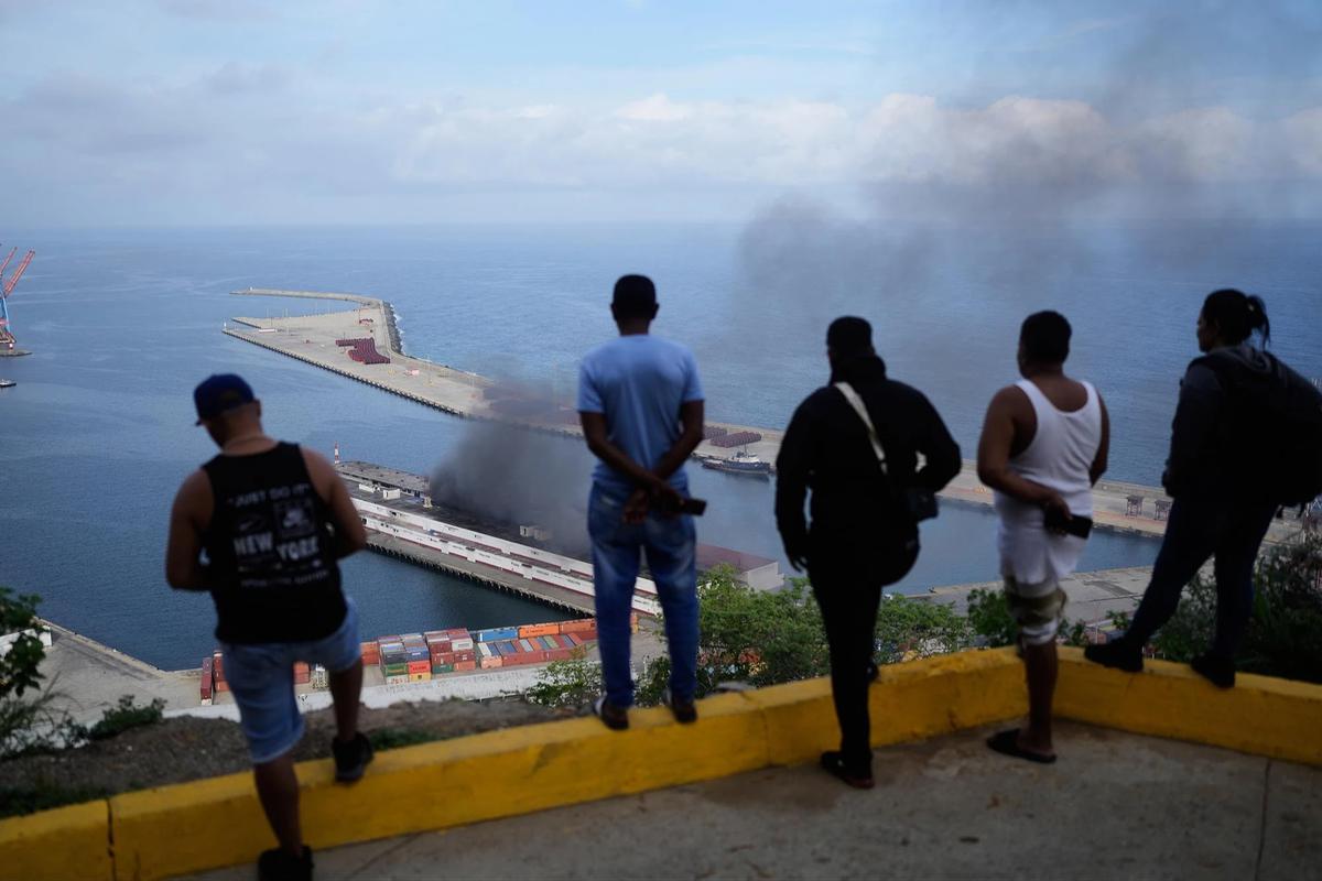 FOTO Jejak Kerusakan Serangan Amerika Serikat di Ibu Kota Venezuela