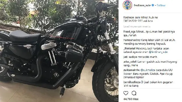 Motor Harley-Davidson Sportster Forty-Eight milik Sule dijual