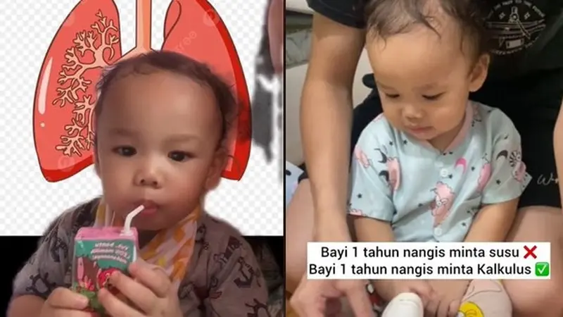 6 Video Viral Kenkulus Saat Belajar, Bayi Ajaib yang Disebut Reinkarnasi Einstein