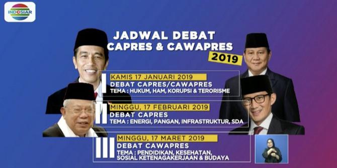 5 Rangkaian Debat yang Akan Diikuti Capres Cawapres pada 17 Januari