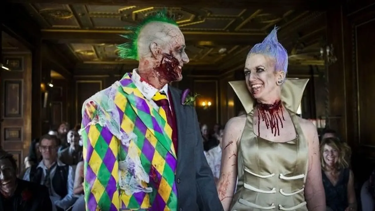 Pernikahan Unik Bertema Zombie