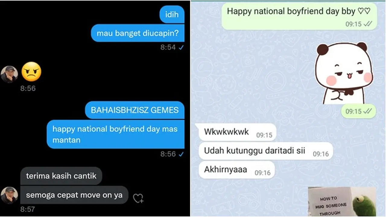 6 Balasan Chat Ucapan Happy National Boyfriend Day Ini Bikin Senyum Sendiri