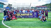 Legenda Persib Menang Tipis Lawan Tim Sepak Bola Wartawan Seejontor FC