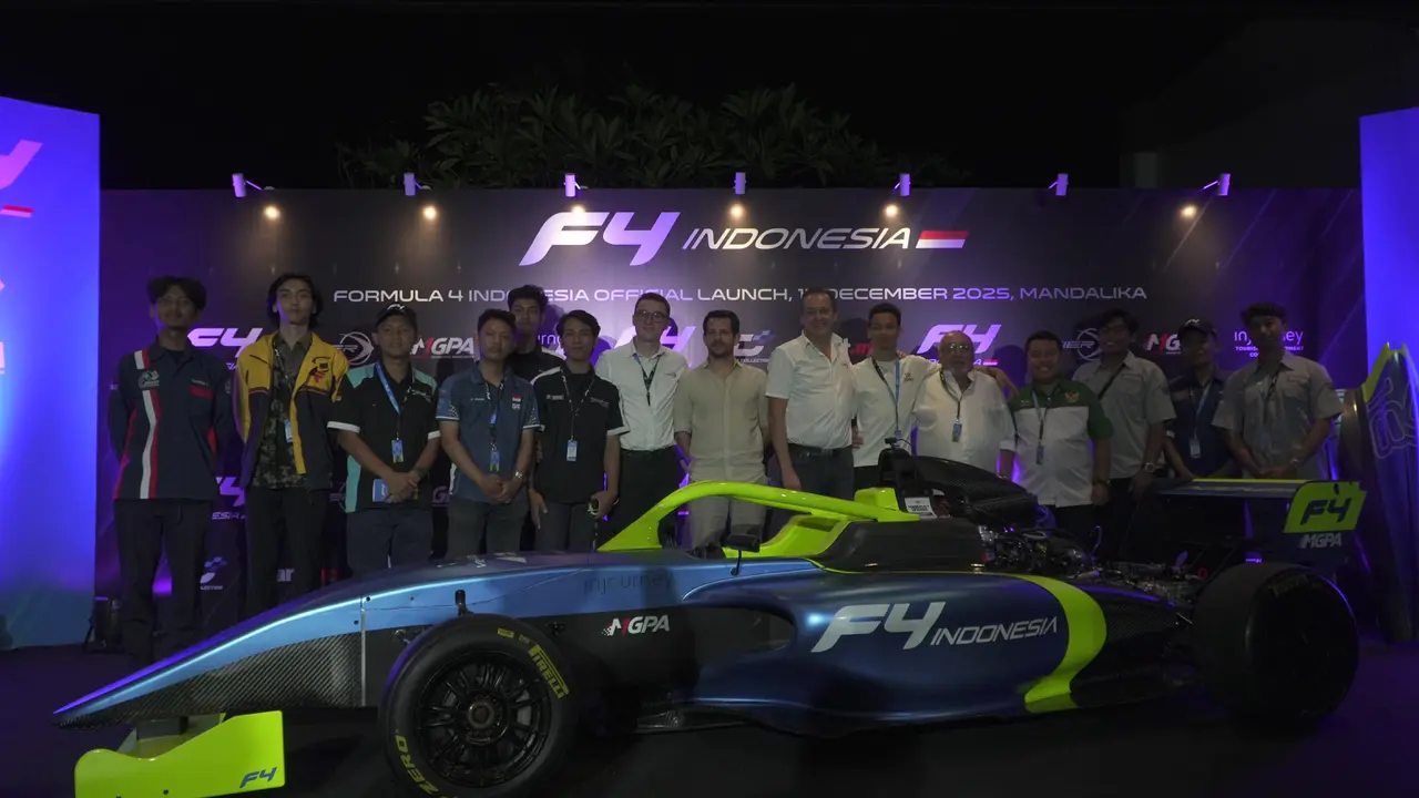 Peluncuran balapan F4 atau Formula 4 di Indonesia