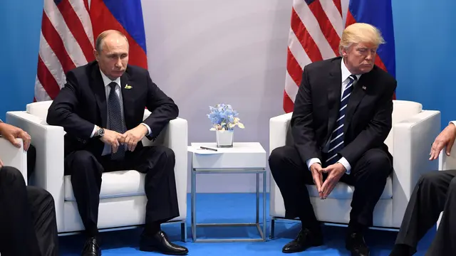 KTT G20-Donald Trump-Vladimir Putin