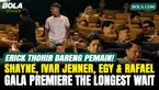 Ketua PSSI, Erick Thohir, menghadiri gala premiere The Longest Wait, film dokumenter yang mengangkat perjalanan Timnas Indonesia di Kualifikasi Piala Dunia 2026. Anggota Exco PSSI, Arya Sinulingga, turut hadir dalam acara tersebut.