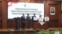 Pemprov Kalsel dan Kejati Resmi Teken Kerja Sama Penanganan Masalah Hukum Demi Pemerintahan Bersih