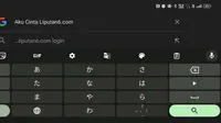 Google Keyboard memiliki fitur undo pada keyboard mereka (GBoard) yang bisa diakses melalui keyboard bahasa Jepang. (Liputan6.com/Labib Fairuz)