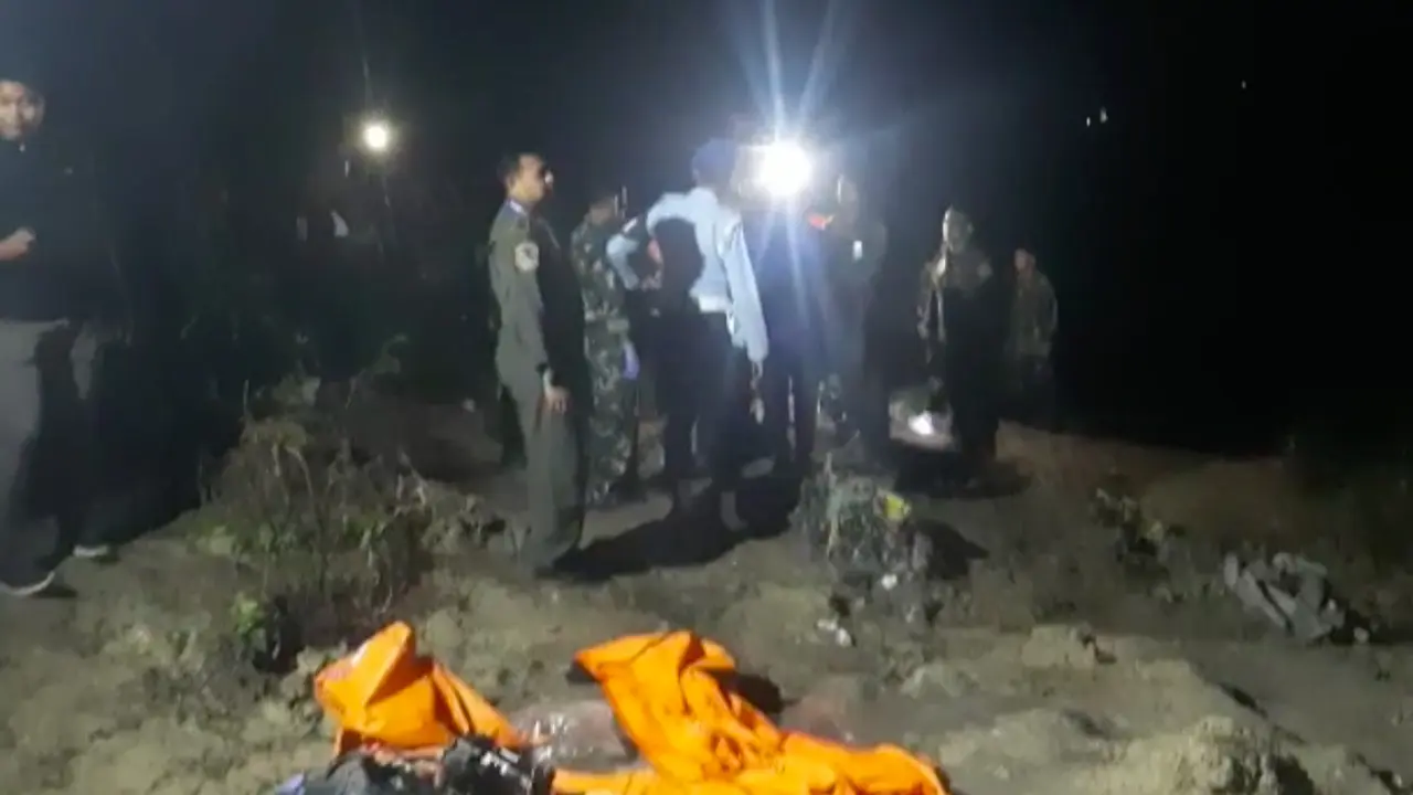 Lokasi penemuan pesawat di wilayah Desa Nginggil, Kradenan, Kabupaten Blora, Jawa Tengah.