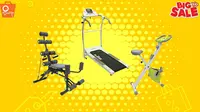 Miliki Alat Fitnes Sendiri dengan Diskon 72% &amp; Cashback 10%
