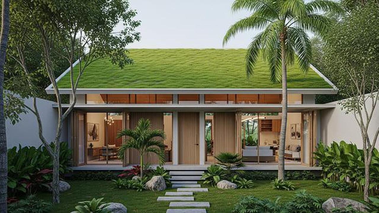 12 Desain Rumah Minimalis Sejuk Nyaman Tanpa AC di Iklim Tropis, Anti Gerah &amp; Hemat Listrik
