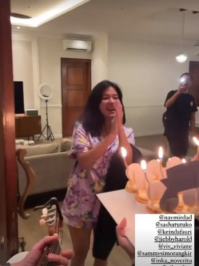 Dapat Kejutan dari Kekasih, Ini 7 Momen Ulang Tahun Naysilla Mirdad