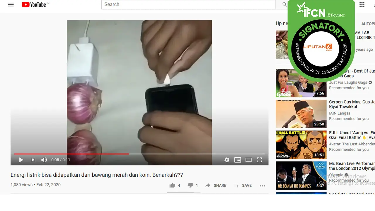 Hoaks Bawang Merah