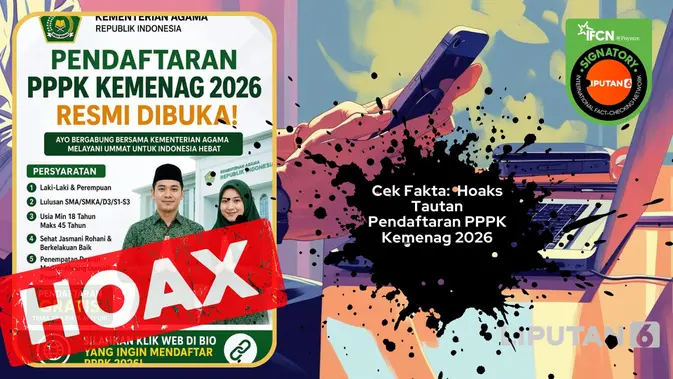 Cek Fakta: Hoaks Pendaftaran PPPK Kemenag 2026